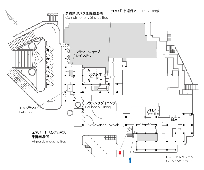 ロビーフロア(1F)
