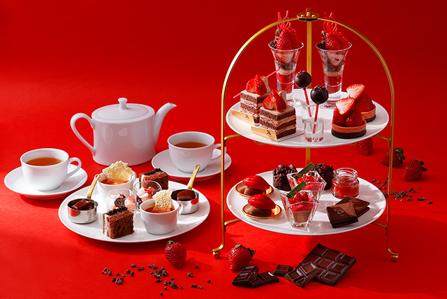 2026年3月1日（日）～4月30日（木）埼玉発のブランドいちご”あまりん”と自家製ビーントゥバーチョコレートの饗宴「あまりん× Bean to bar Chocolate Afternoon Tea」